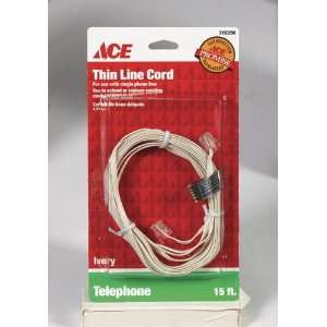   each Ace Thin Modular Telephone Line Cord (3183266)