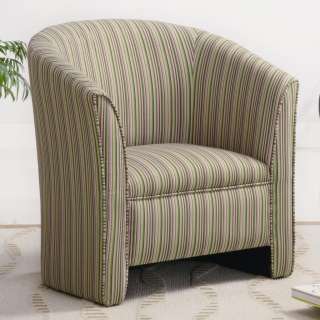 Youth Accent Club Arm Chair in a Striped Fun Fabric by Coaster 460403 