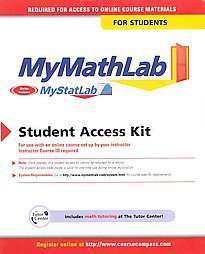 Mymathlab Mystatlab Student Access Code Card by Pearson Education, Inc 