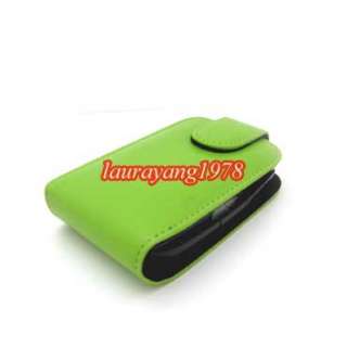 GREEN FLIP UP LEATHER CASE COVER for PALM PRE SPRINT  