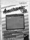 fender acoustasonic 30 guitar amplifier manual  