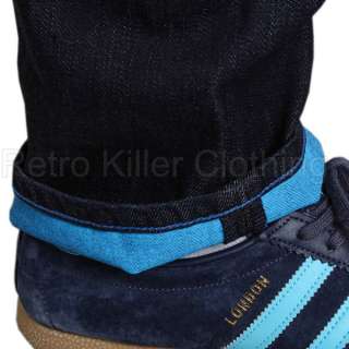 Adidas Originals Conductor Relax Fit Straight Dark Blue Rinse Denim 