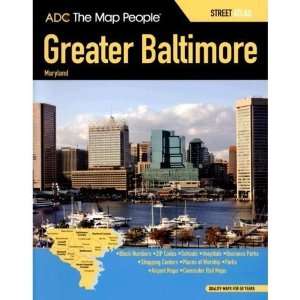  ADC The Map People 308821 Greater Baltimore Maryland Atlas 