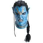Adult Jake Sully Avatar Blue Latex Mask Costume NEW