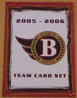 2005 06 AHL Binghamton Senators Hockey Team Card Set  