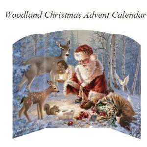 Advent Calendar   Woodland Christmas (Free Standing)