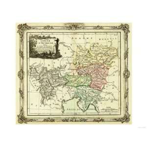  Austrian Circle of the Holy Roman Empire   Panoramic Map 