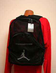 Air Jordan Nike Jumpman Black Mesh Backpack #414185 011  