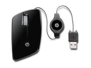   Mobile Mouse NY225AA#ABA Black 3 Buttons 1 x Wheel USB Wired Mouse