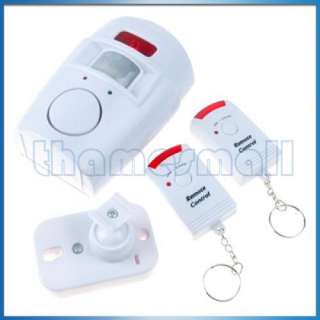 Wireless Infrared Detector Motion Sensor Alarm w Remote  