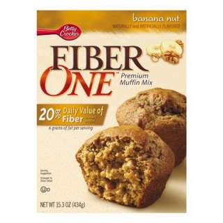 Fiber One Banana Nut Premium Muffin Mix   15.3 oz product details page