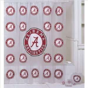  Alabama Crimson Tide Combo 7 Piece Frosty Bathroom Set & 3 