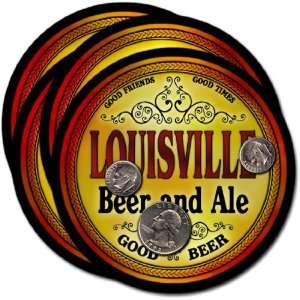  Louisville , TN Beer & Ale Coasters   4pk 