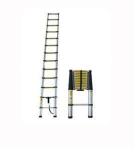   Ft Telescopic Aluminum Extension Ladder Max 300lbs Inspection ladder