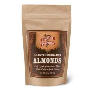 Artisan Munchies   Roasted Cinnamon Almonds  Grocery 