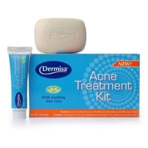 Dermisa Acne Treatment Kit with Soothing Aloe Vera, 4 oz 