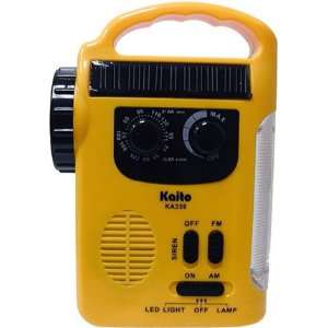  ka 339 Kaito Solar/Crank Emergency Lantern w/ AM/FM radio Electronics