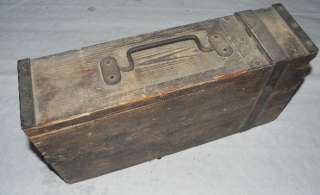 GERMAN WWII MG 08 WOOD AMMO BOX  