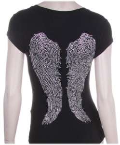 Angel Wings Rhinestone Shirt  
