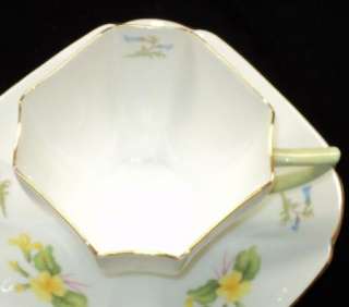 Shelley Queen Anne Primrose Simply Tea cup and saucer  