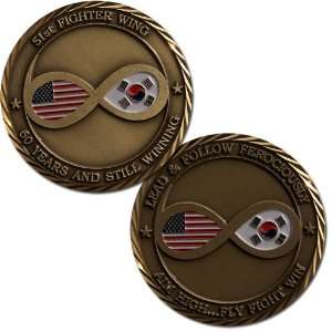   Anniversary 51st Fighter Wing Osan AB Korea Challenge Coin Everything