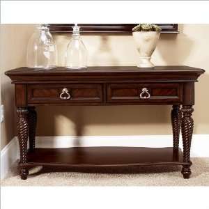   Windsor Manor Sofa,Console Table in Antique Cherry