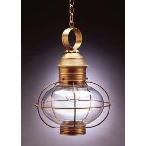 Northeast Lantern 2542 AC MED FST Caged Onion Hanging Antique Copper 