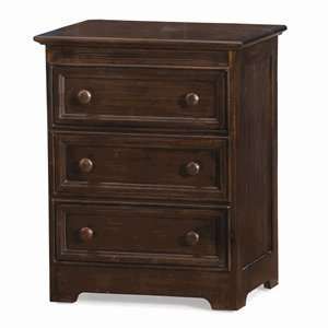   Drawer Manhattan Nightstand   Antique Walnut