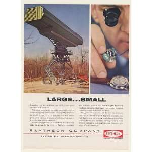  1961 Raytheon USAF Radar Sentry Bulova Watch Transistor 