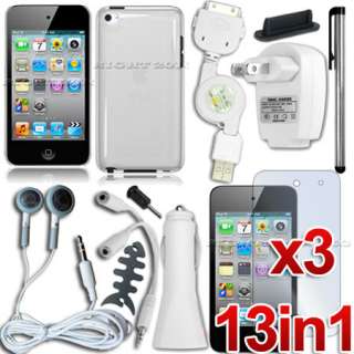 13 ACCESSORY CASE CAR CHARGER FOR IPOD TOUCH 4TH 4G GEN  