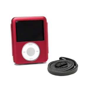   Apple iPod Nano Case   3rd Gen (4GB/8GB) (Red) Cell Phones