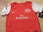 nike club arsenal little boys size xs soccer outfit jersey