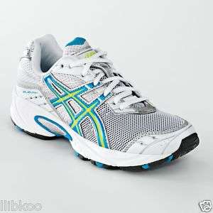 ASICS GEL Galaxy 4 Womens Running Shoes White Lime  