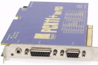 Digigram PCX11+ PCI AES/EBU Broadcast Audio Sound Card  
