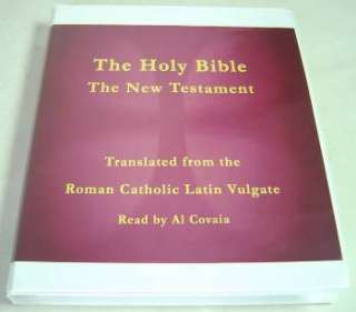 Holy Bible TRANSLATED LATIN VULGATE Catholic Audio Tape  
