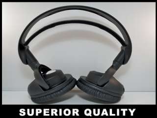 New Wireless Audiovox DVD Headphones Premium Quality & Sound 