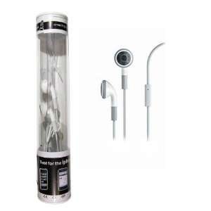  White Apple Style Hands free Stereo Headset Earbuds With Clear Sound 