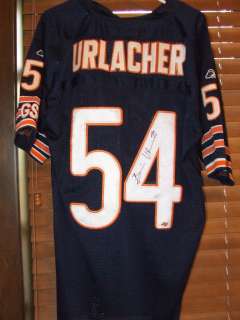 Brian Urlacher Autographed Authentic Bears jersey COA   Future HOFer 