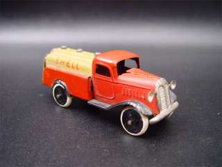 Rare Lehmann GNOM No. 830 Shell Tanker Truck Tin Toy  