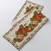 FALL Autumn Thanksgiving Table Runners 36 Leaves NEW  
