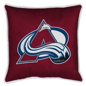  Colorado Avalanche Sidelines Toss Pillow