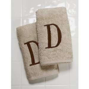  Avanti Linens Monogram Hand Towels Set   2 Piece