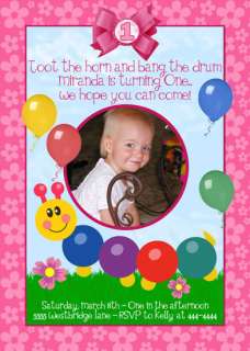 BABY EINSTEIN 1ST BIRTHDAY CUSTOM INVITATIONS   U print  