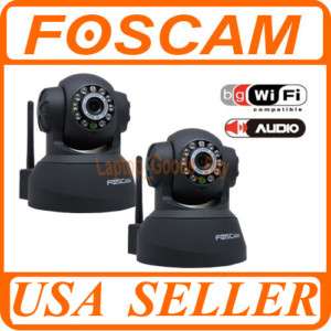 Foscam Wireless IP Camera WPA Pan/Tilt Baby Monitor  