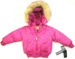 BABY PHAT GIRLS JACKET COAT PINK SIZE 4 NEW WITH TAGS  