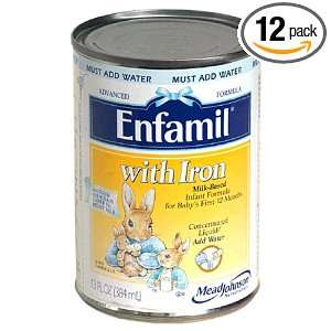 Enfamil Milk Based Infant Formula with Iron, Concentrated Liquid (Case 