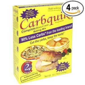Carbquik Complete Biscuit and Baking Mix, Low Carb, 16 Ounce Box (Pack 