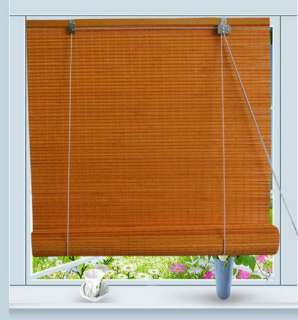 Bamboo Roll Up Window Blind Sun Shade W48 x H84  