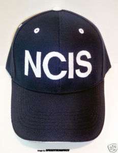 NCIS NAVY MARINE BASEBALL NAVY BLUE CAP EMBROIDERED HAT  