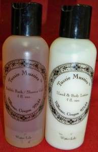 Tussie Mussies Bath Shower Gel & Lotion Water Lily NEW  
